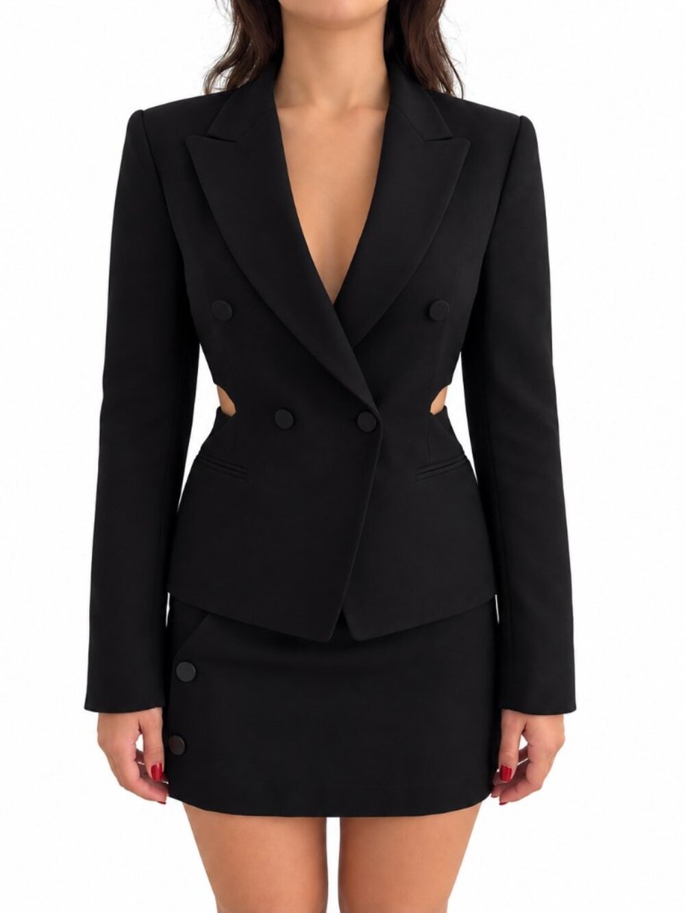 Tom Ford Cut-Out Double-Breasted Blazer Small IT40